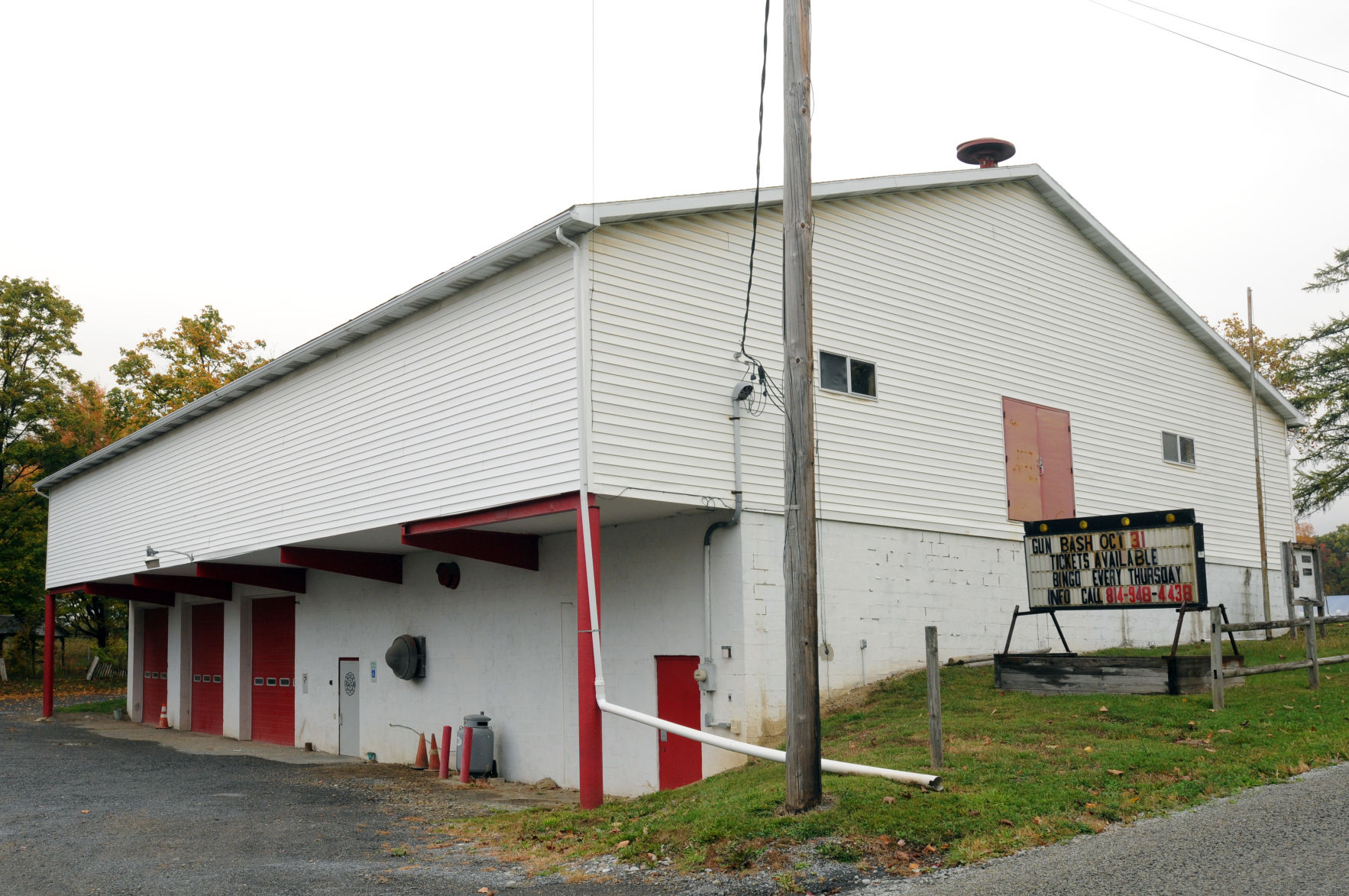 The Pine Township fire station